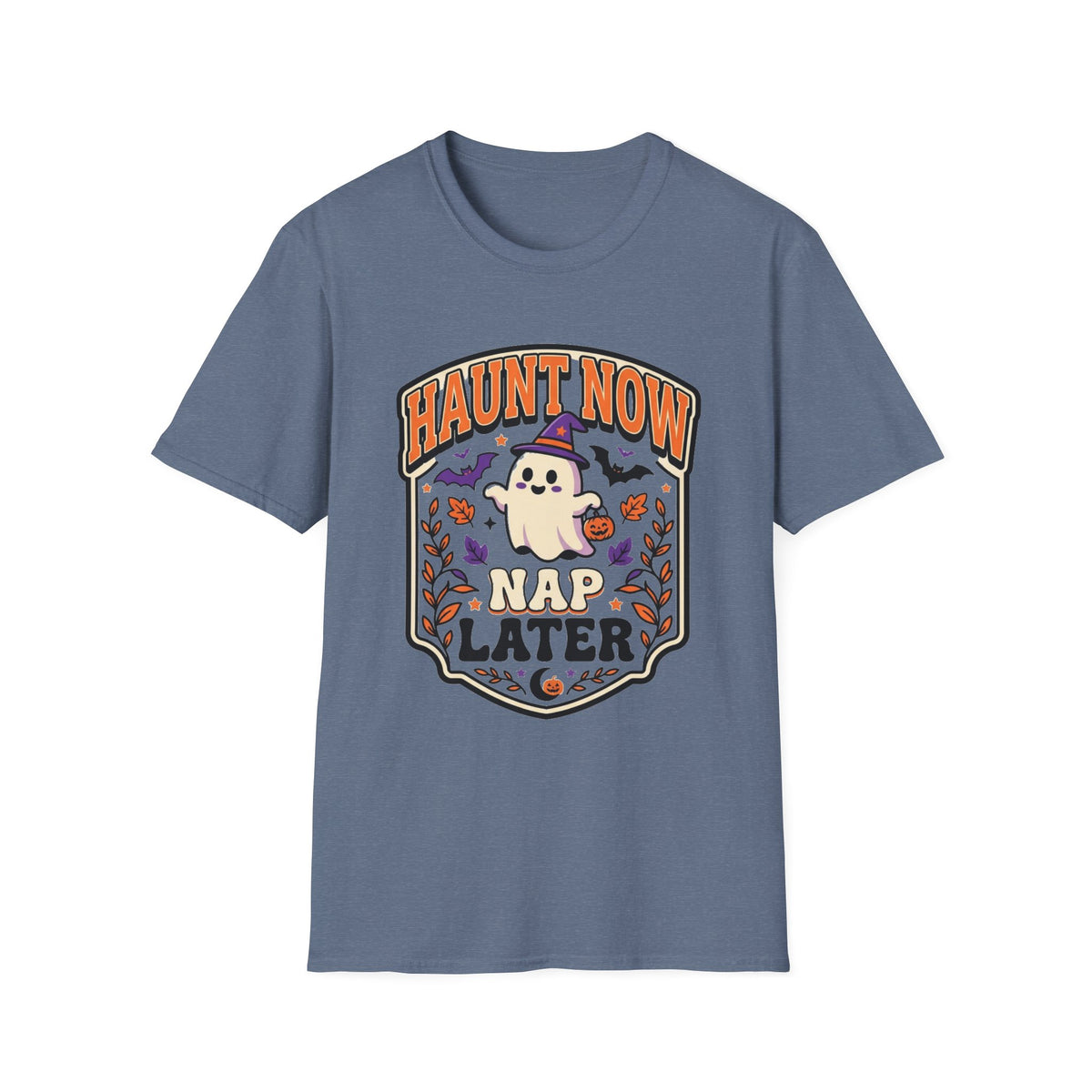 Haunt Now Nap T-Shirt – Cute Halloween Ghost Graphic Tee - Trending Now - August 2026