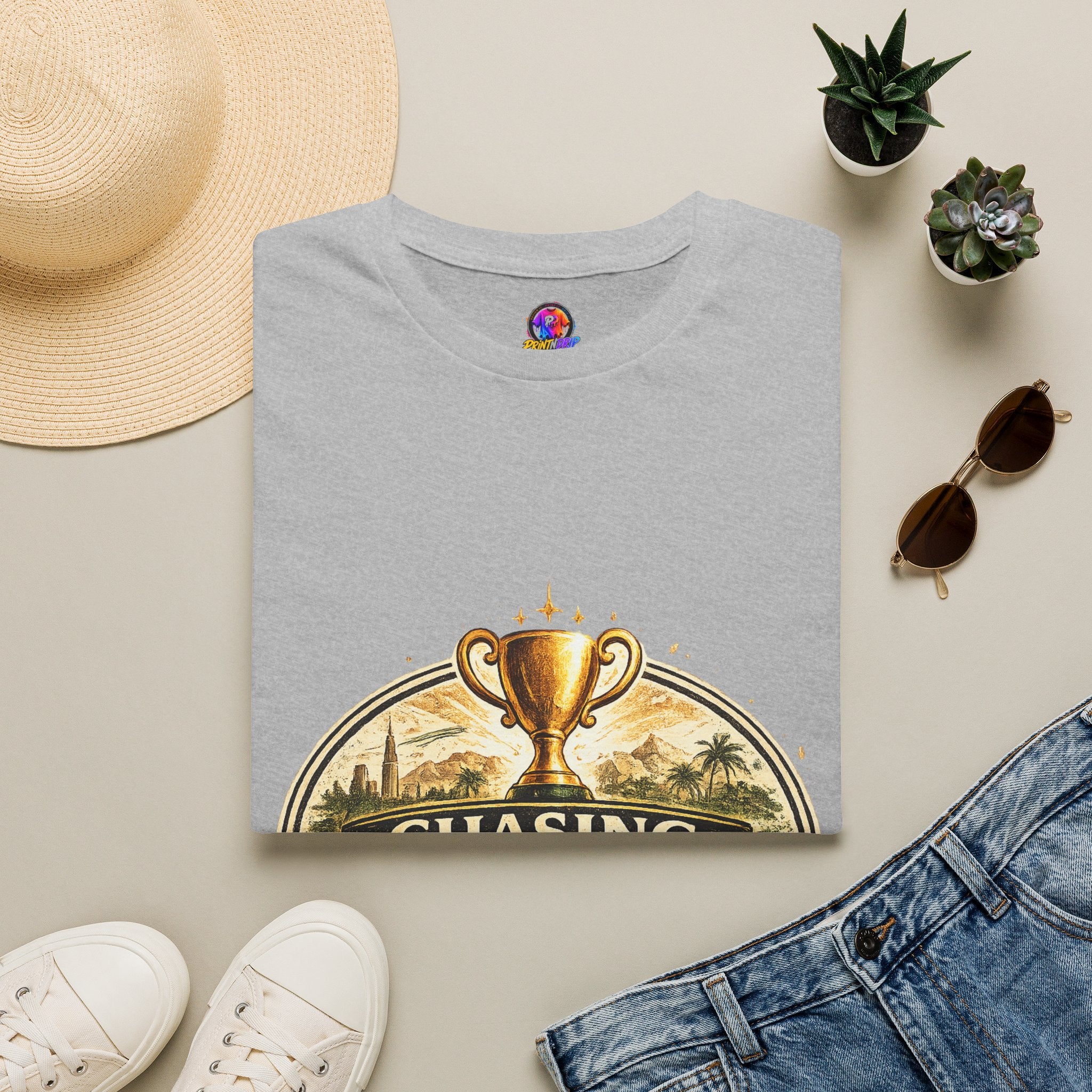 T-Shirt — Chasing Trophies Vintage Trophy Graphic Tee