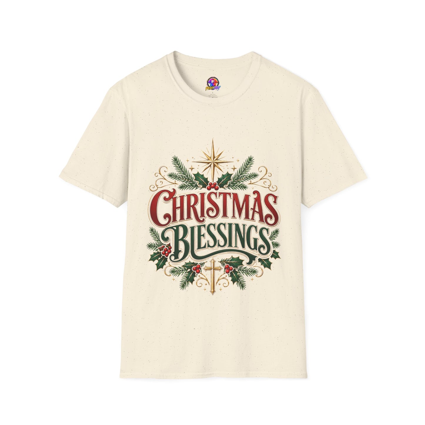 Christmas Blessings T-Shirt – Festive Holiday Graphic Tee