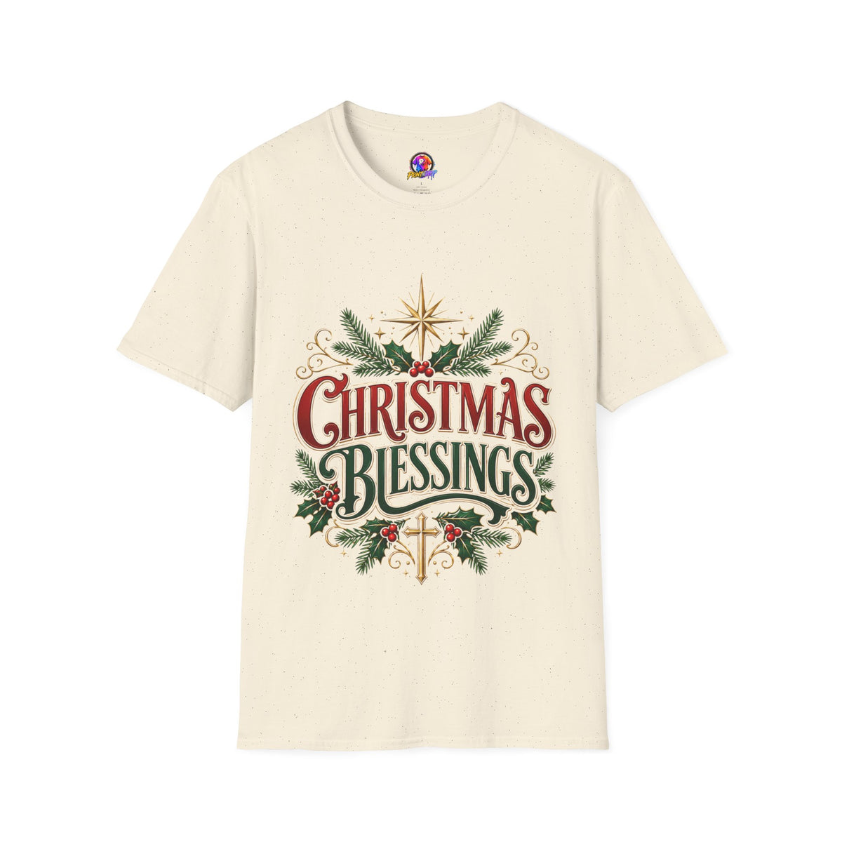 Christmas Blessings T-Shirt – Festive Holiday Graphic Tee