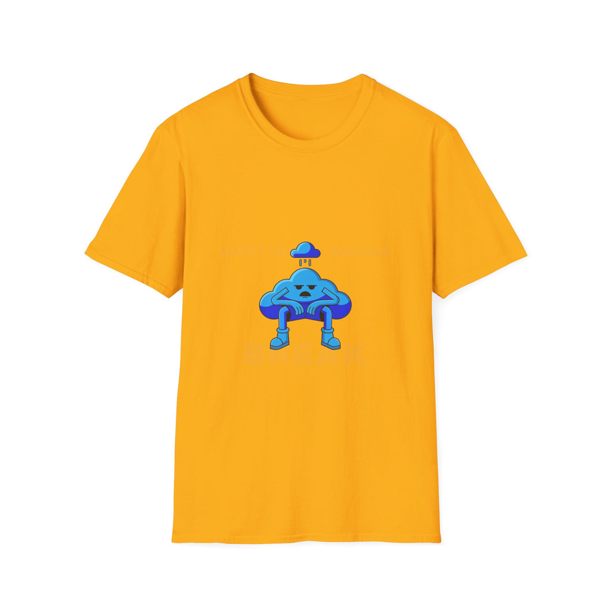 Sad Cloud Graphic T-Shirt — Cute Blue Cloud Illustration Tee - Trending Now - September 2026