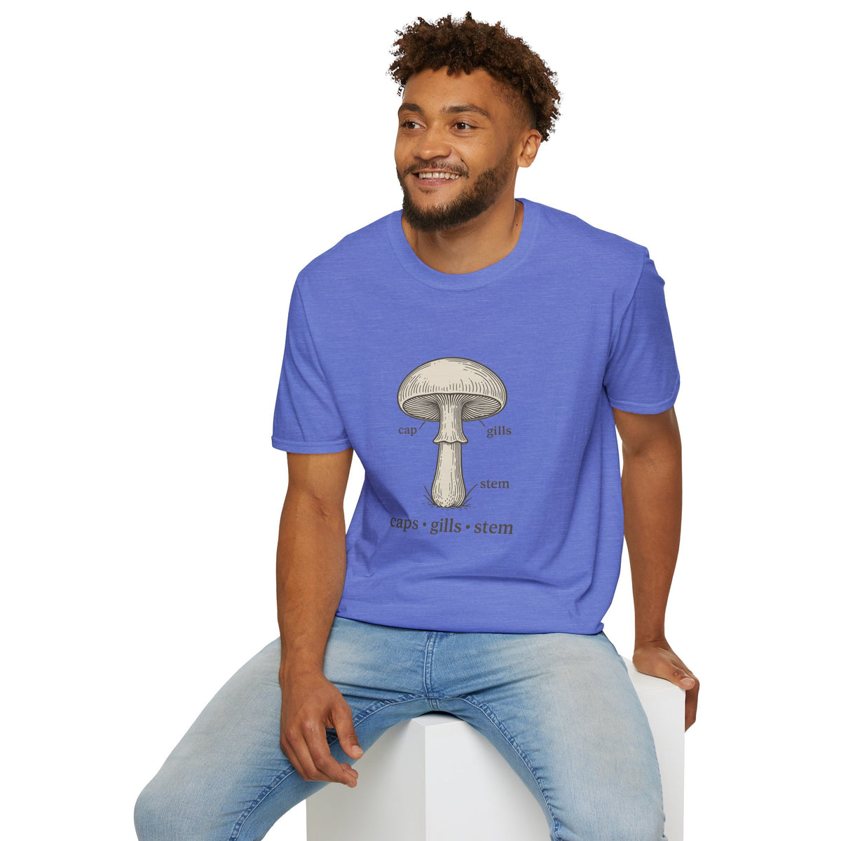 Minimal Mushroom Tee — Vintage Botanical Mushroom Graphic T‑Shirt - Trending Now - August 2026