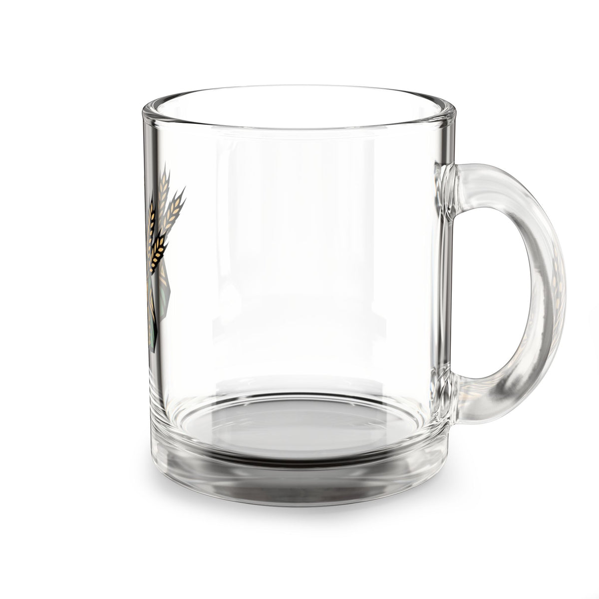 Virgo Glass Mug  — Harvest Goddess Illustration 10oz