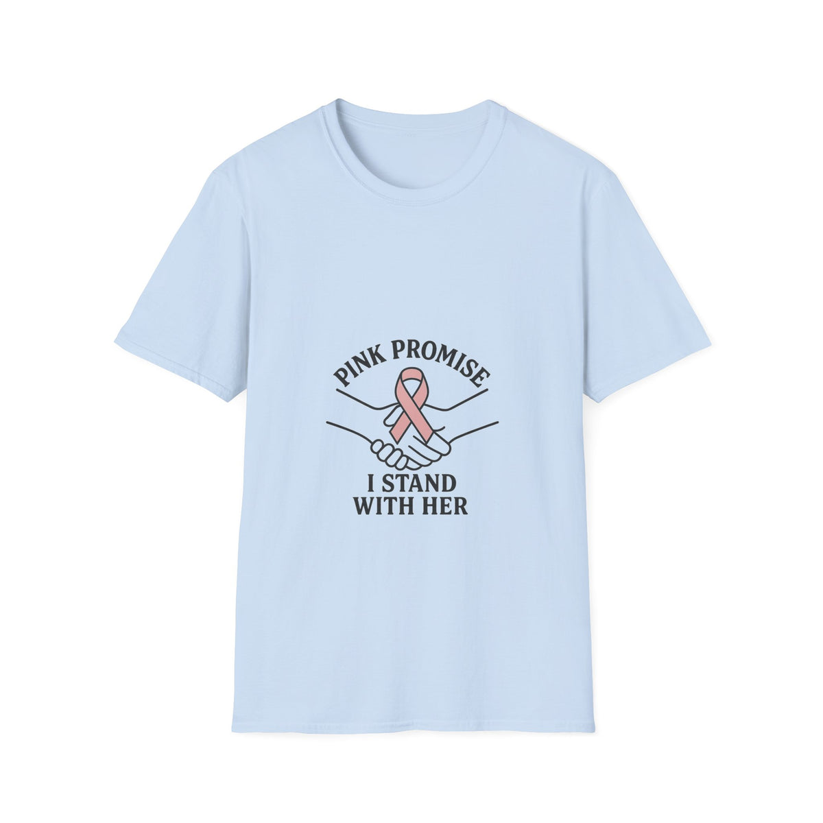 Breast Cancer Awareness T-Shirt — "Pink Promise I Stand With Her" Support Tee - Trending Now - October 2026