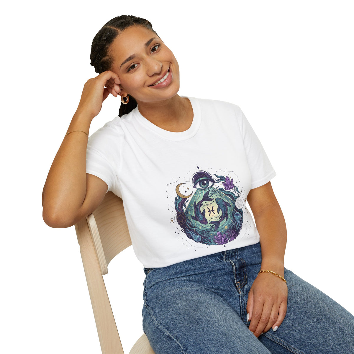 Pisces Mystic T-Shirt — 'I See Things You Don't' Astrology Tee