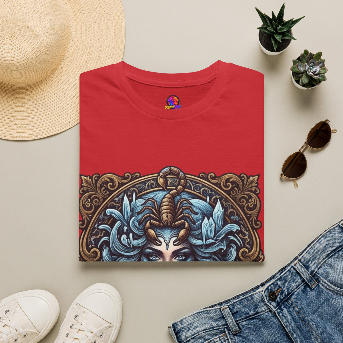 Scorpio Astrology T-Shirt — "Beautifully Intense" Zodiac Graphic Tee