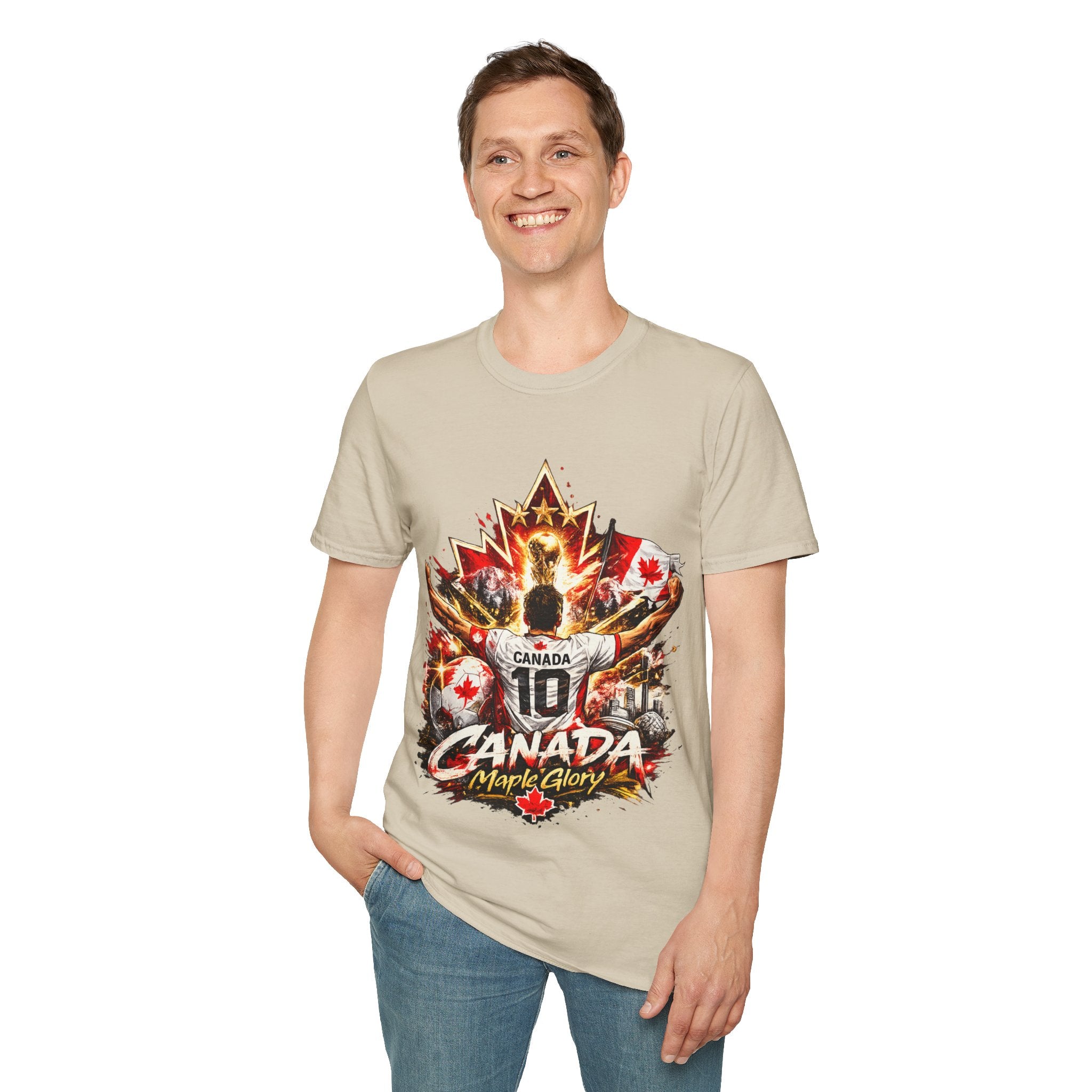 Canada Maple Glory T‑Shirt — Vintage Canadian Maple Leaf Graphic Tee