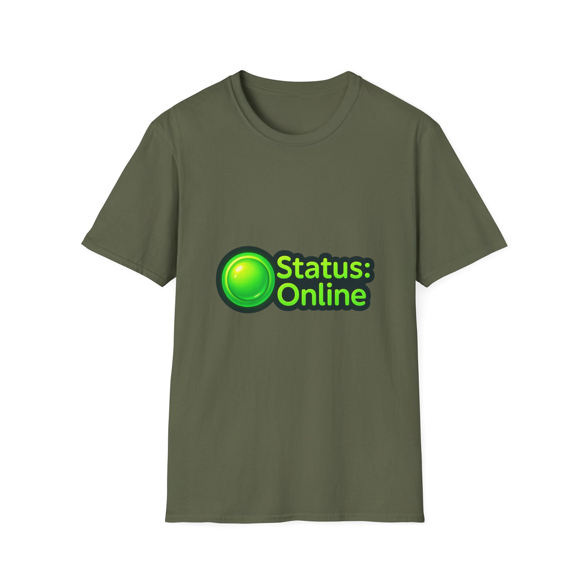 Status Online T-Shirt — Green Online Status Icon Tee - Trending Now - October 2026