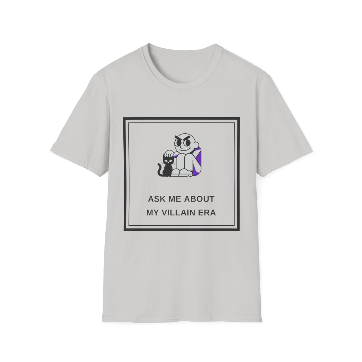 T-Shirt — "Ask Me About My Villain Era" Graphic Tee (Cute Villain Skull Design) - Trending Now - August 2026
