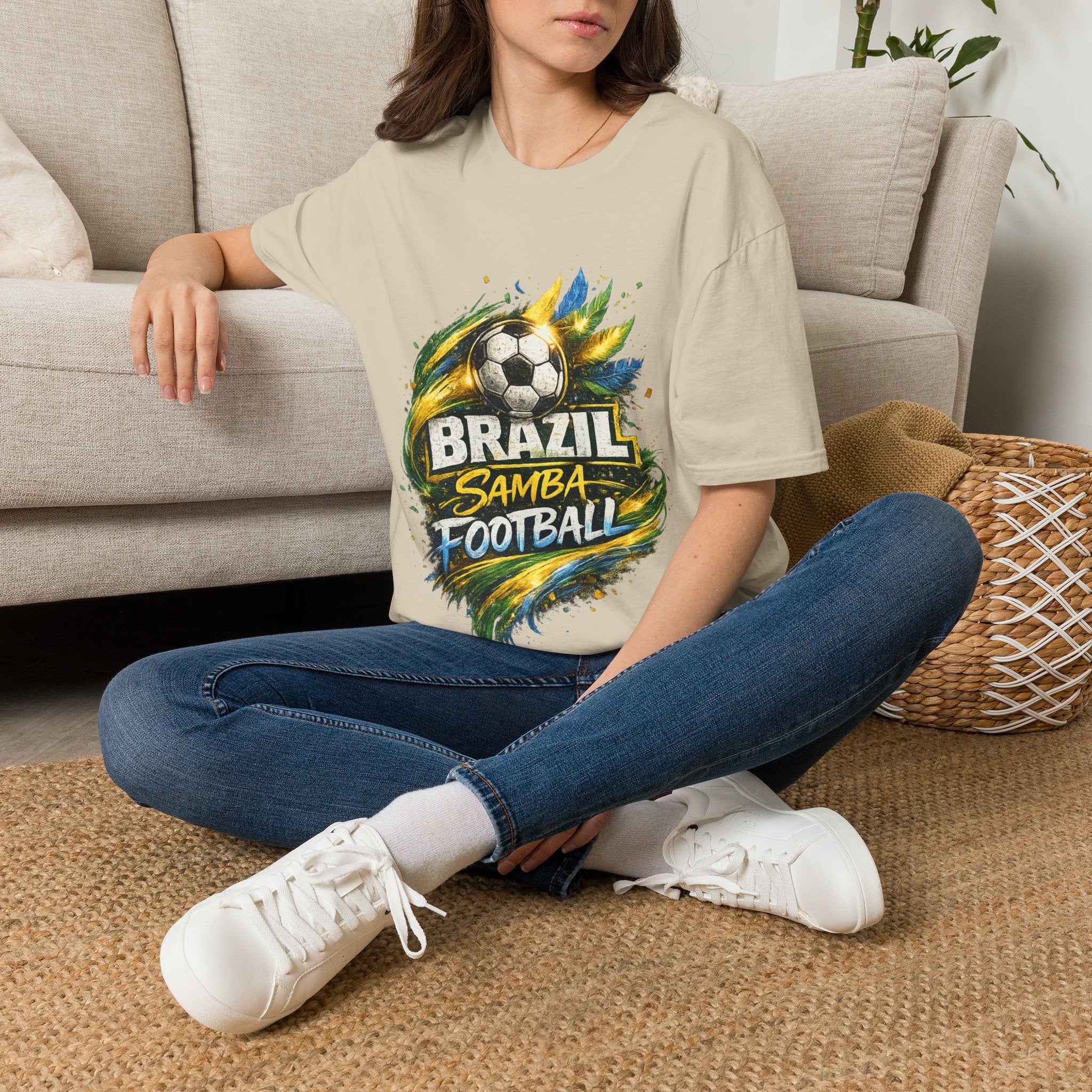 Brazil Samba Football T‑Shirt