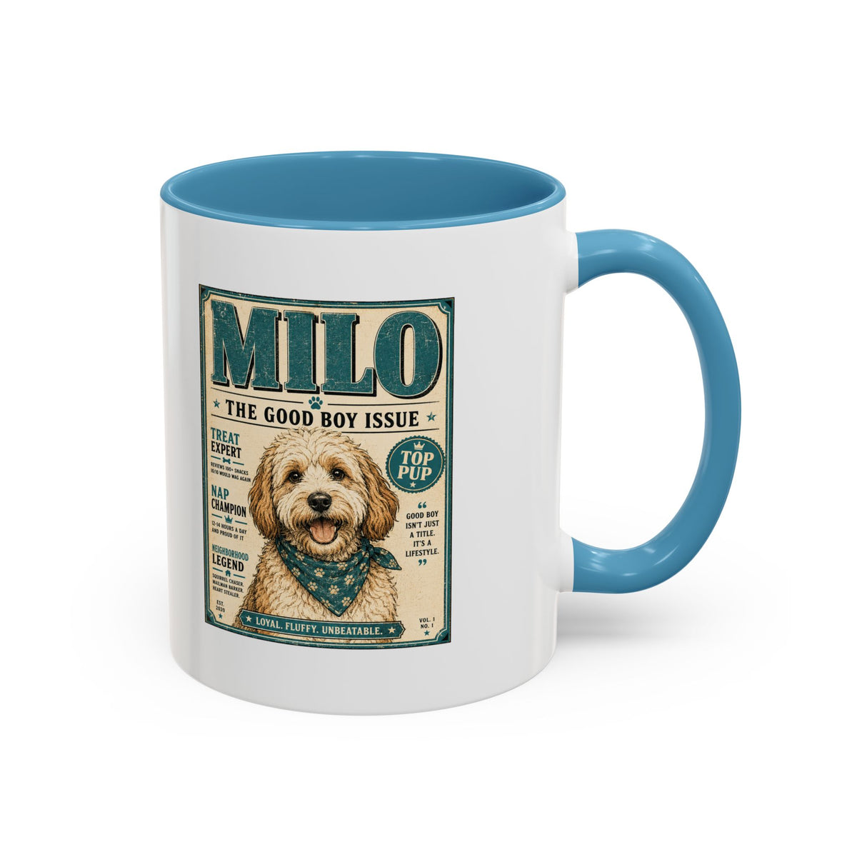 Milo Bailey Dog Dad Mom Milo 'The Good Boy Issue' Coffee Mug