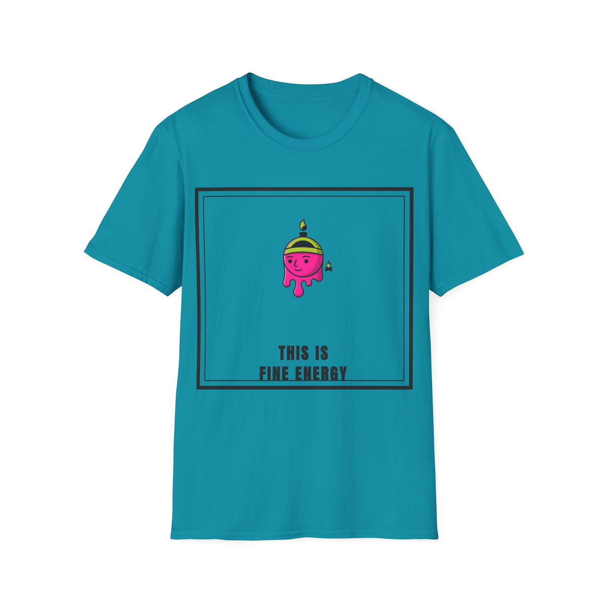This Is Fine Energy T‑Shirt — Cute Pink Character Graphic Tee - Trending Now - September 2026