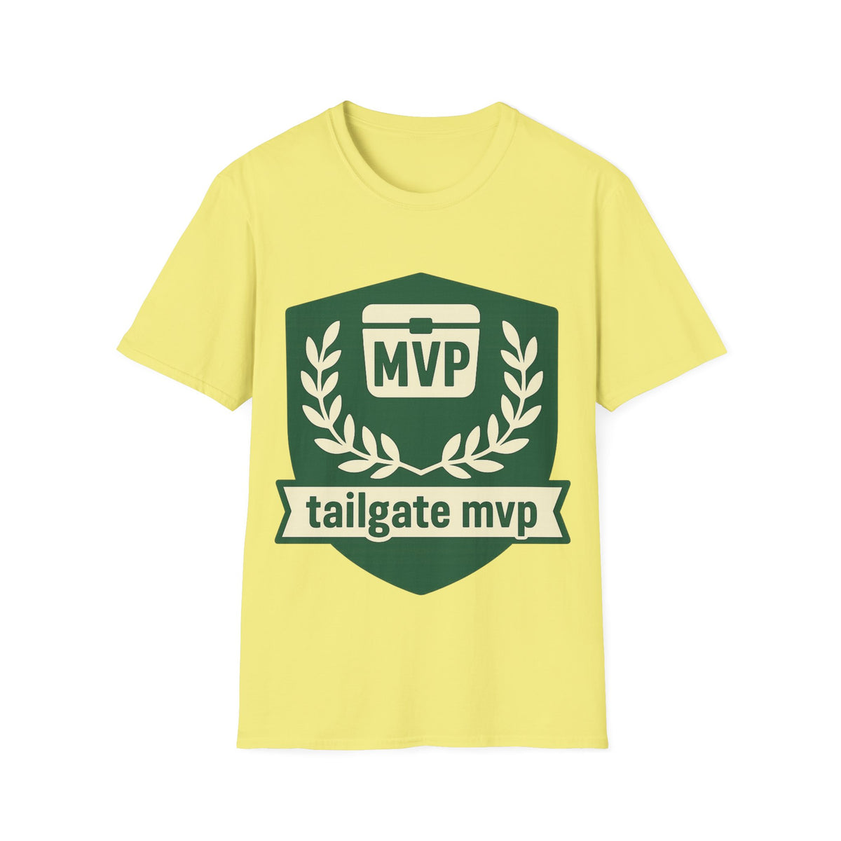 MVP Tailgate T-Shirt — Vintage Green MVP Badge Tee - Trending Now - August 2026