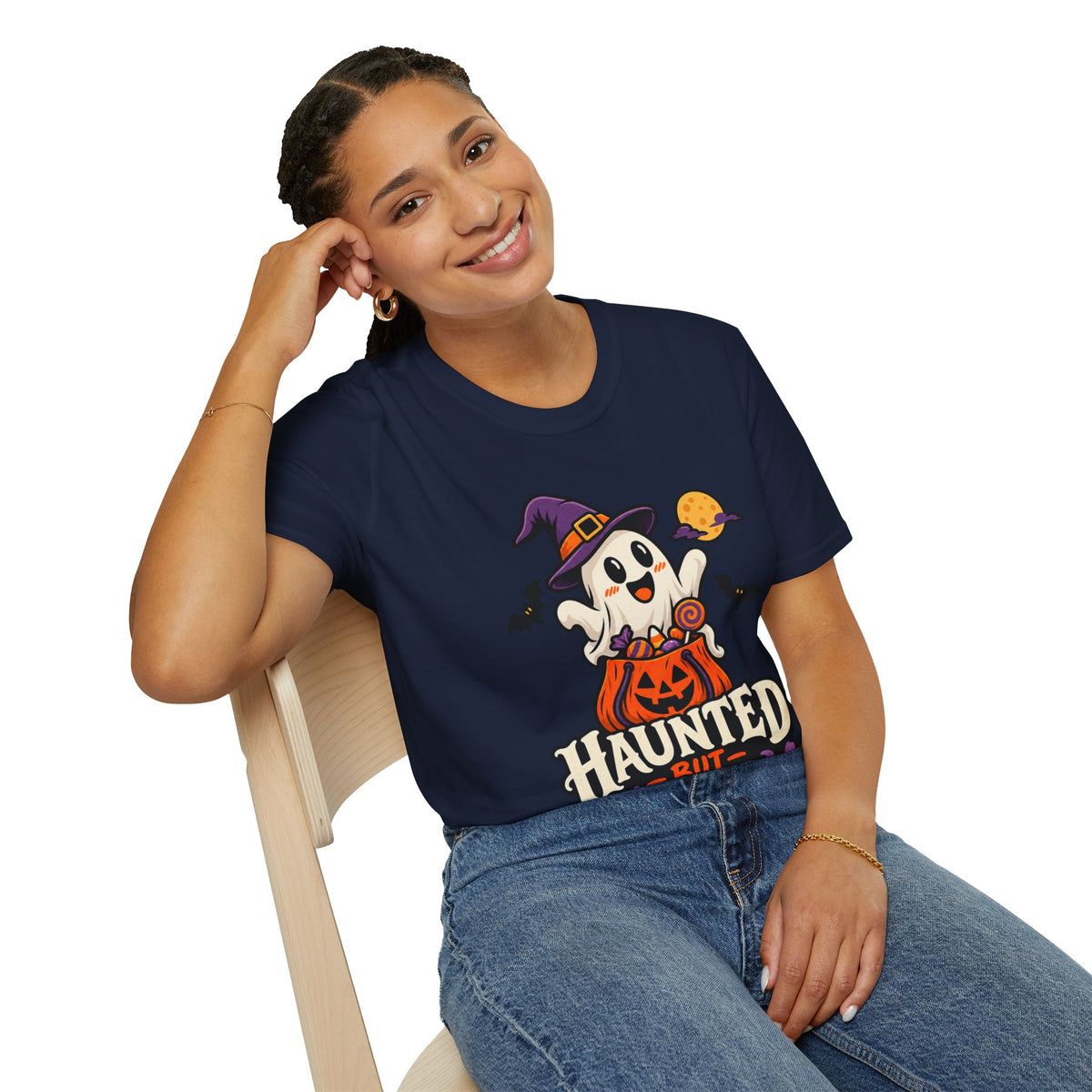 Haunted But Happy Halloween T-Shirt