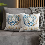 Gemini Zodiac Pillowcase — Master of Adaptability Decorative Throw Pillow Cover