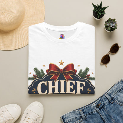 Christmas T-Shirt — "Chief Christmas Coordinator" Holiday Graphic Tee