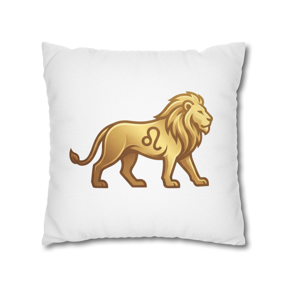 Leo Zodiac Lion Pillowcase — Astrology Decorative Throw Pillow Cover
