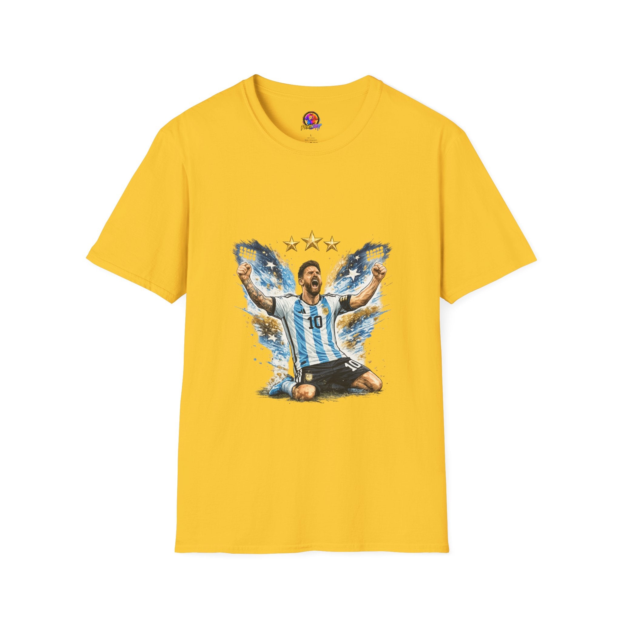 Argentina Soccer Legend Argentina T-Shirt — Celebratory Messi Design