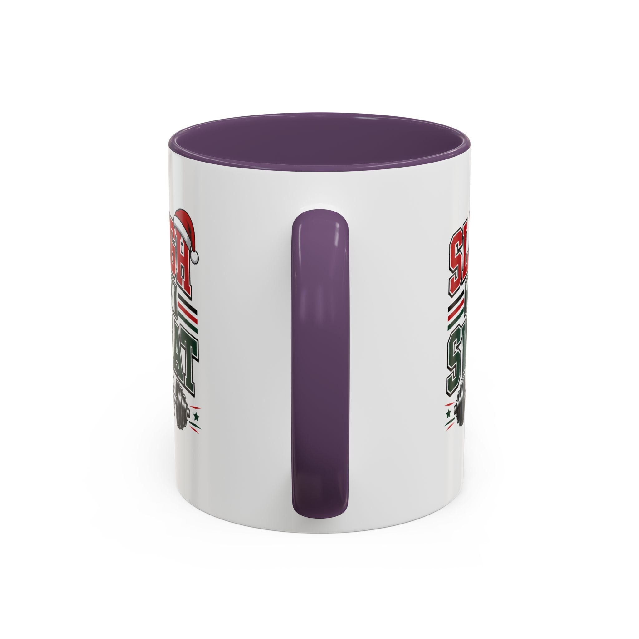 Modern Day Christmas Sleigh Then Sweat Coffee Mug