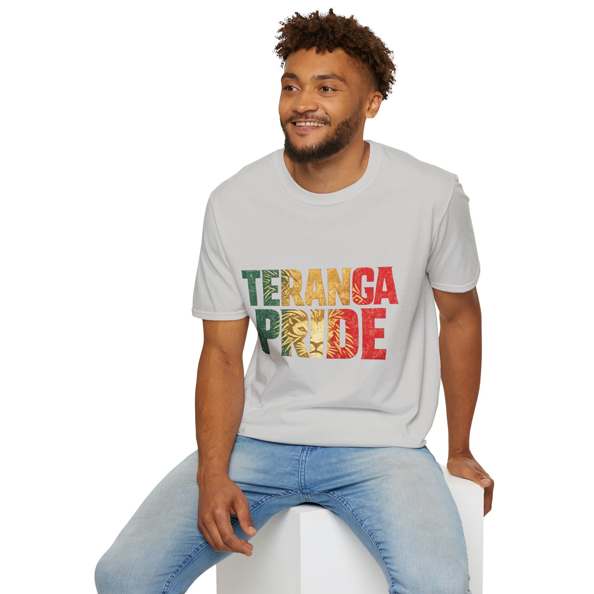 Senegal Teranga Pride T-Shirt — Senegal Flag Colors & Lion Graphic