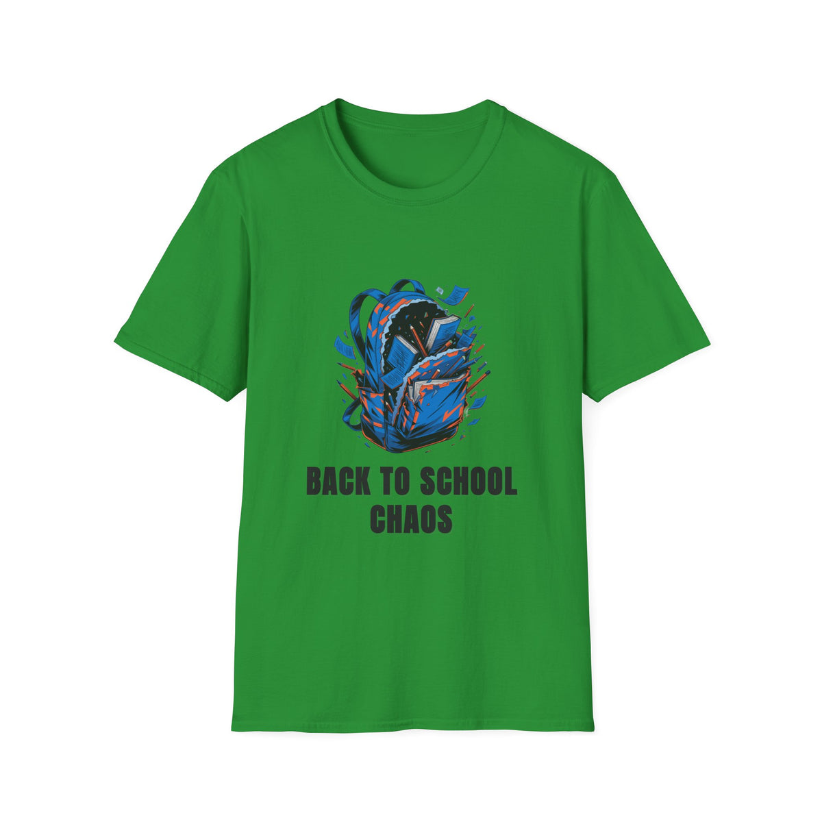 Back to School Chaos T-Shirt — Graphic Backpack Design - Trending Now - August 2026
