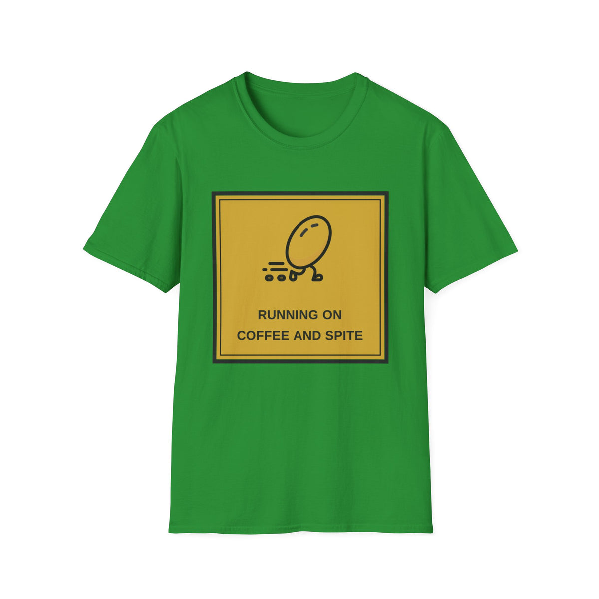 T-Shirt — Running On Coffee And Spite Graphic Tee - Trending Now - August 2026