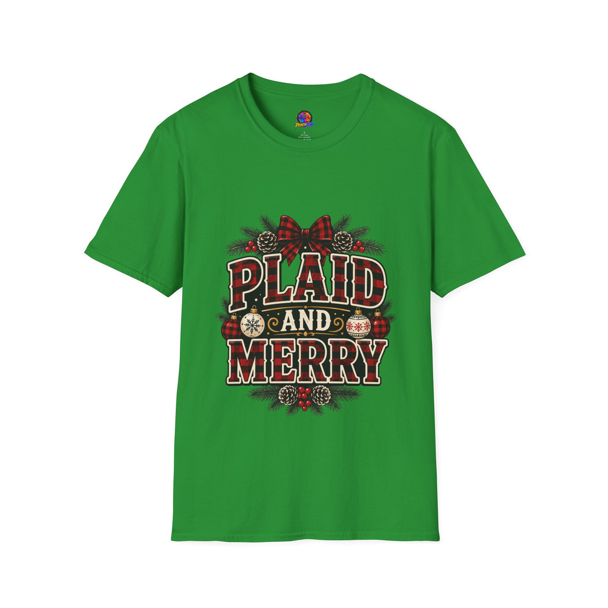 Plaid and Merry Christmas T-Shirt