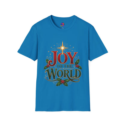 Joy to the World T-Shirt — Festive Christmas Holiday Tee