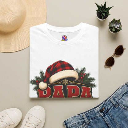 Papa Claus T-Shirt — Festive Holiday Dad Christmas Tee