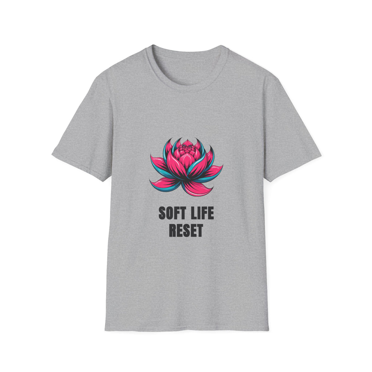 Lotus Graphic T-Shirt — 'Soft Life Reset' Relaxed Tee - Trending Now - August 2026