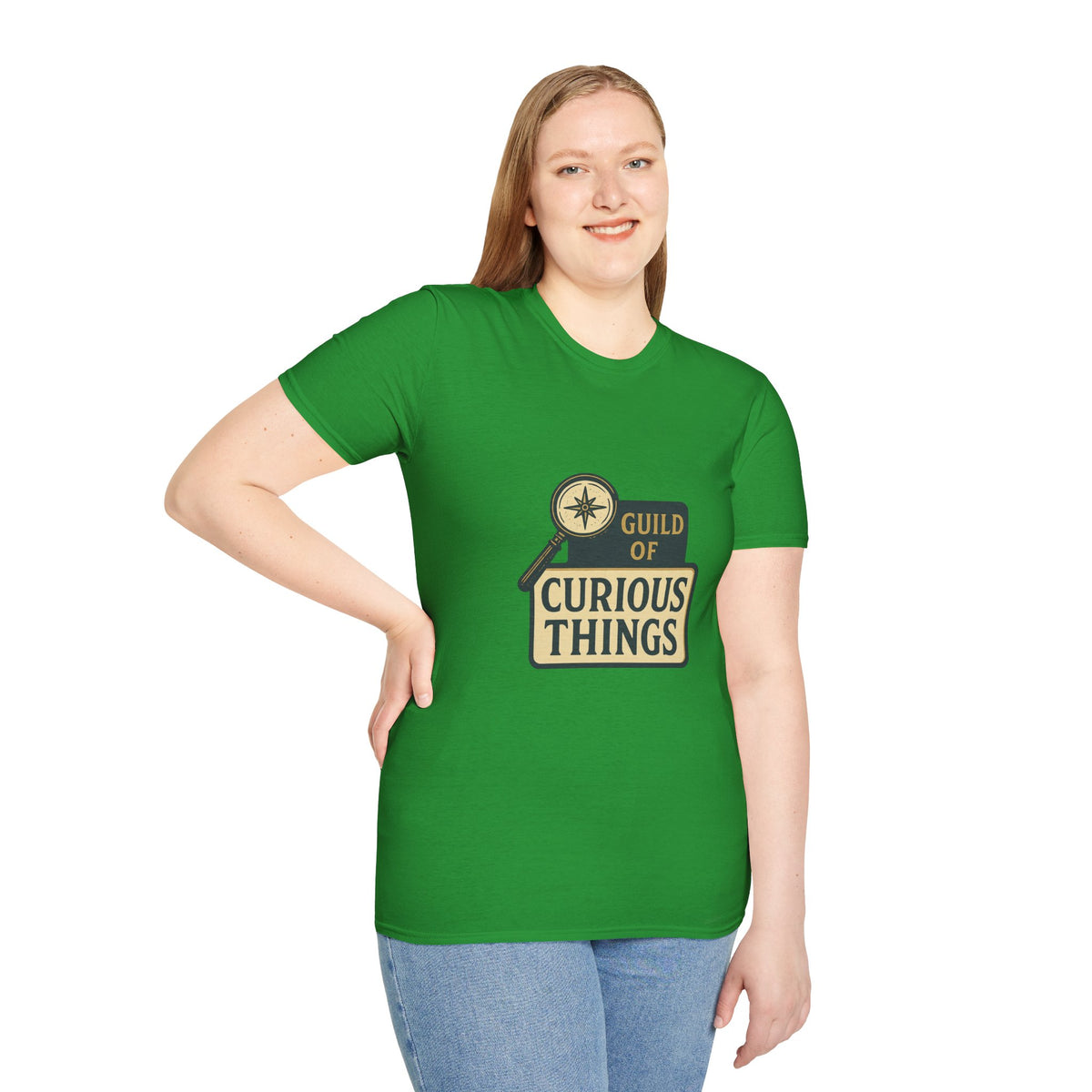 Curious Things T‑Shirt — Guild of Curious Vintage Badge Tee - Trending Now - August 2026