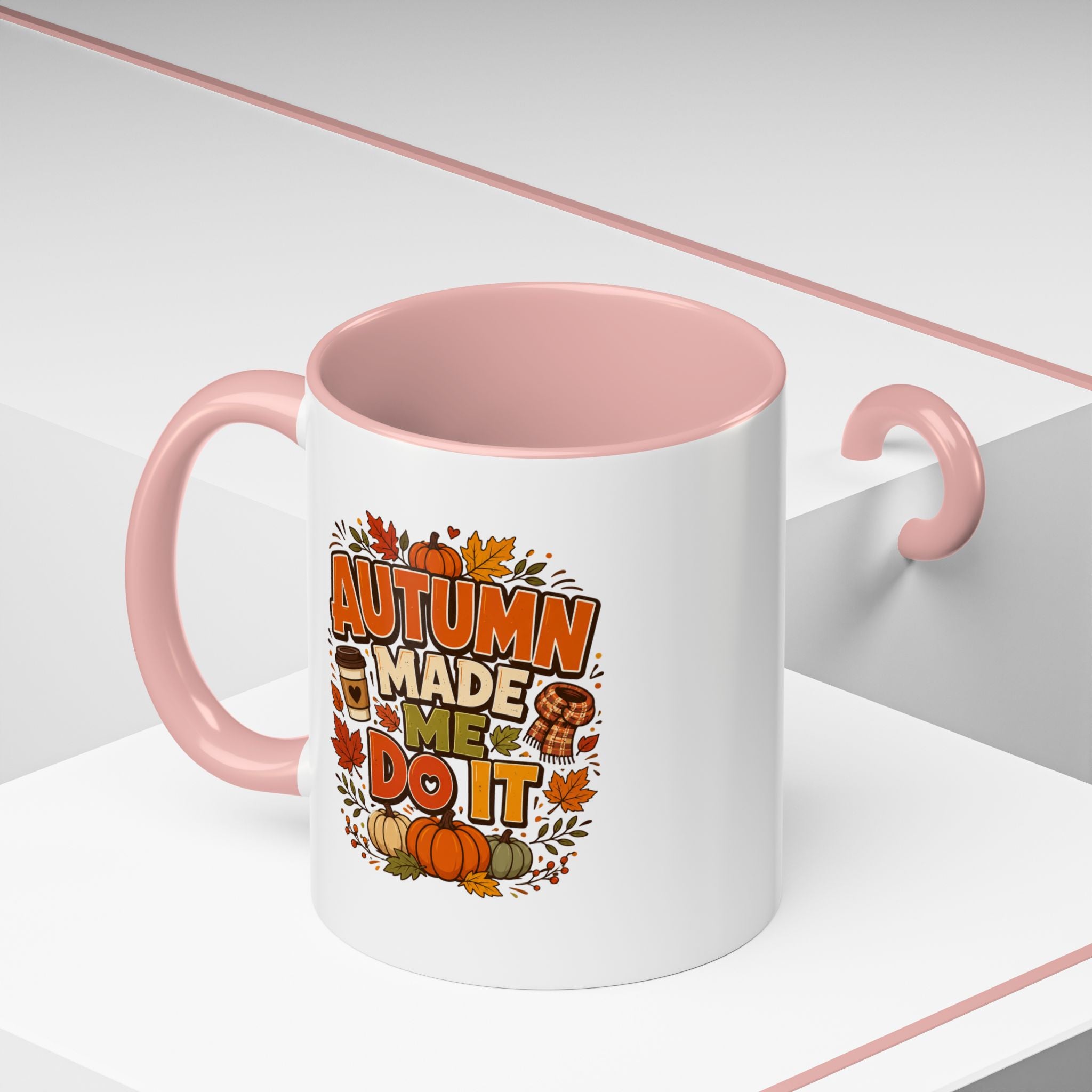 Thanksgiving Mug Autumn Made Me Do It Coffee Mug