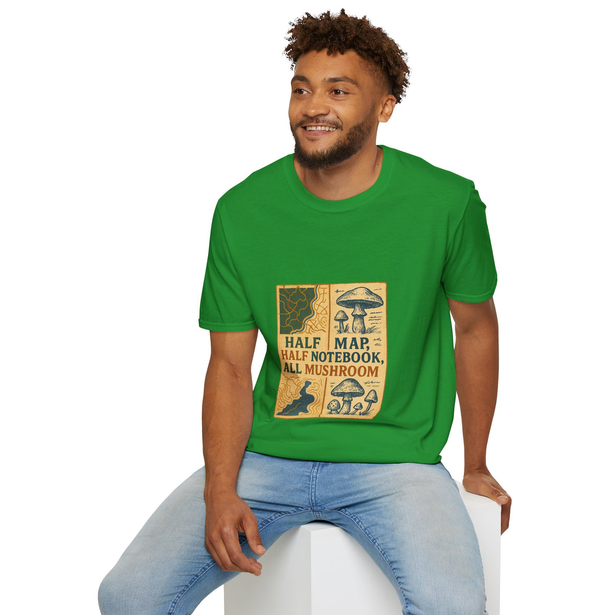 Mushroom Field Guide T-Shirt – Vintage “Half Map, Half Notebook, All Mushroom” Design - Trending Now - October 2026