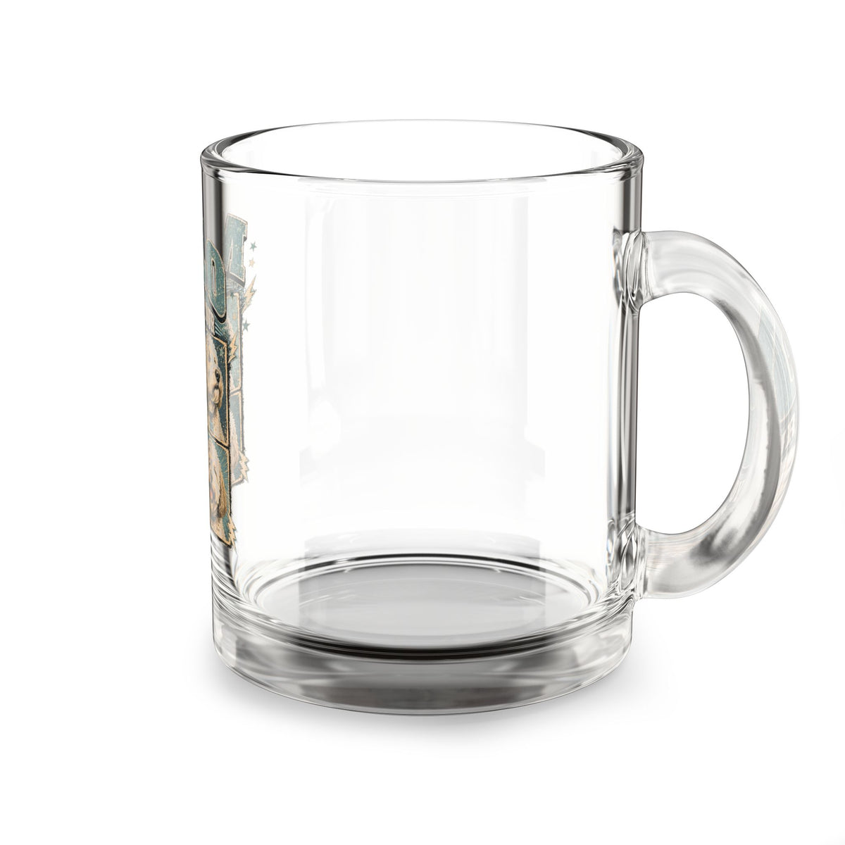 Milo "Good Boy Tour" 10oz Glass Mug — Cute Dog Portrait Coffee Cup Milo Bailey Dog Dad Mom  Glass Mug 10 oz