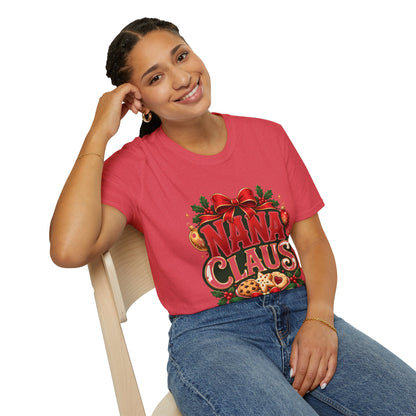 Nana Claus Christmas Tee — Festive Holiday Grandma T-Shirt