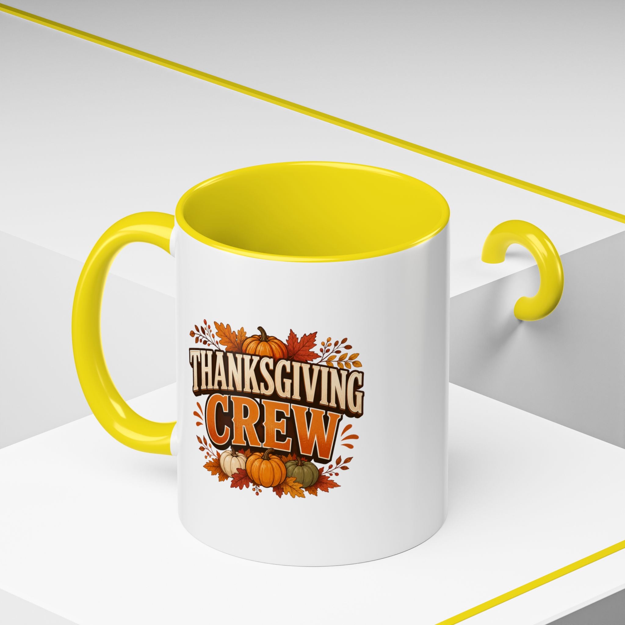 Thanksgiving  Mug — Autumn Pumpkin Accent Mug
