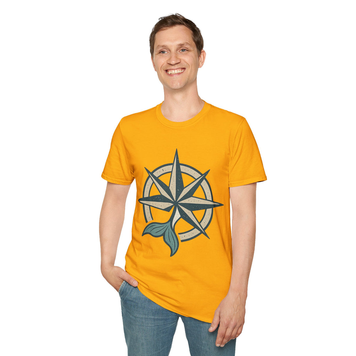 Compass Rose T-Shirt — Nautical Travel Graphic Tee - Trending Now - September 2026
