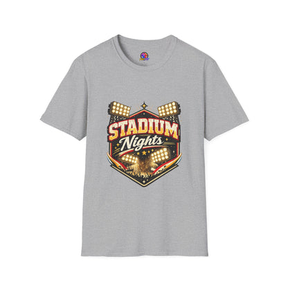 Stadium Nights T-Shirt — Vintage Sports Lights Graphic Tee