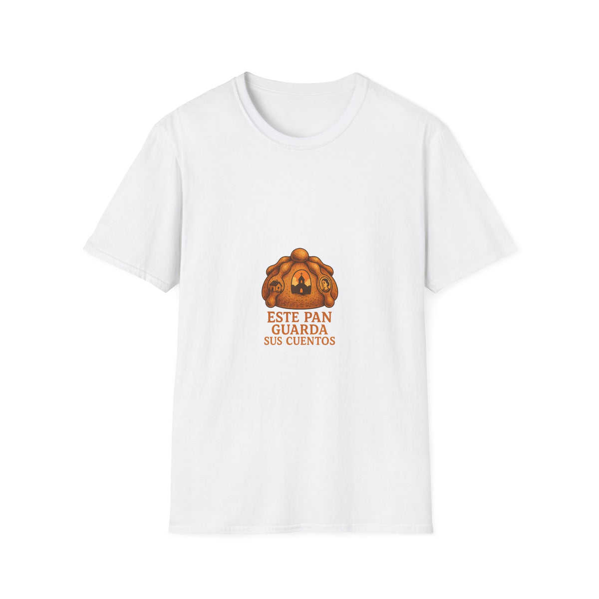 T-Shirt — 'Este Pan Guarda Sus Cuentos' Concha/Pan Dulce Design - Trending Now - October 2026
