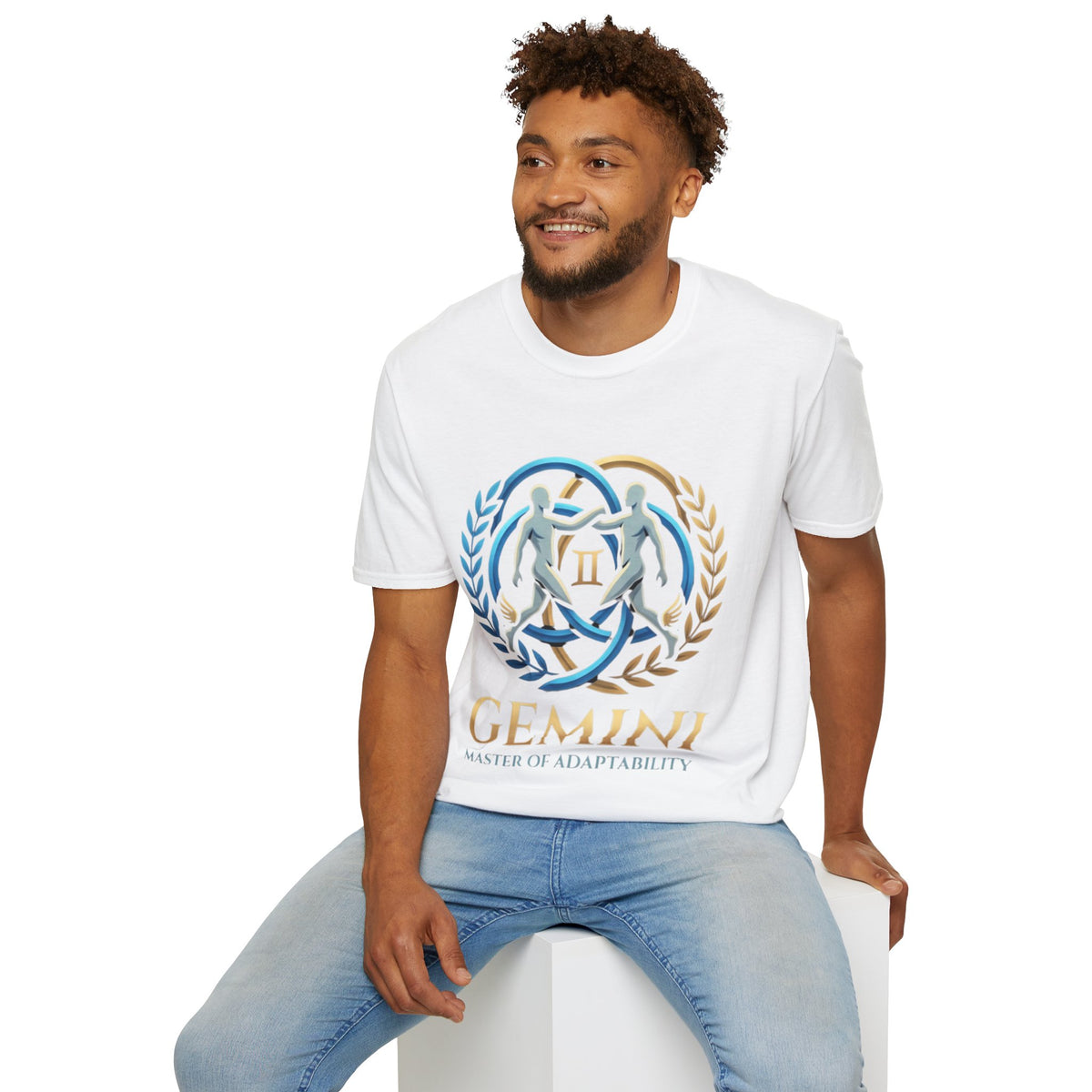Gemini Zodiac T-Shirt — 'Gemini: Master of Adaptation' Astrological Graphic Tee