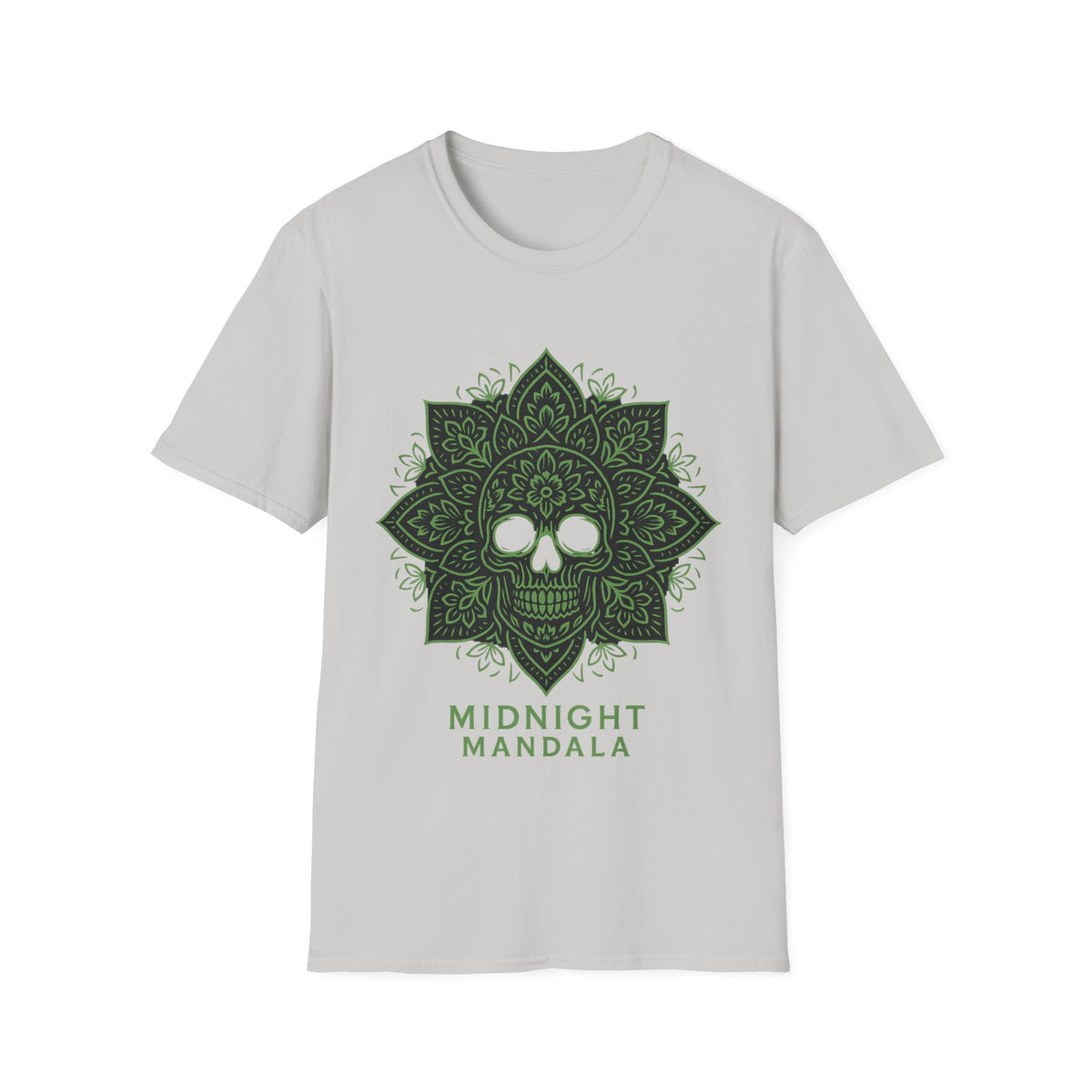 Mandala Skull T-Shirt — Midnight Mandala Floral Skull Tee - Trending Now - August 2026
