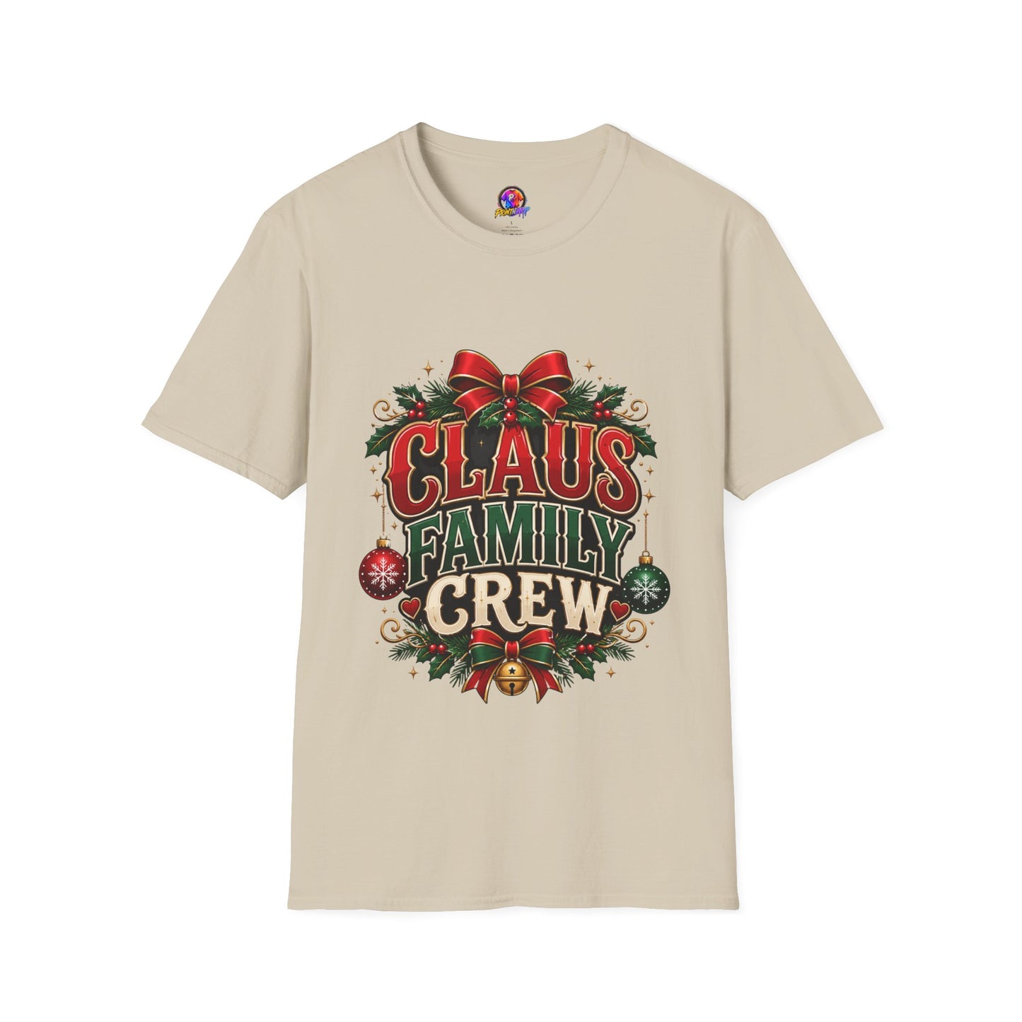 Claus Family Crew T-Shirt — Festive Christmas Holiday Tee