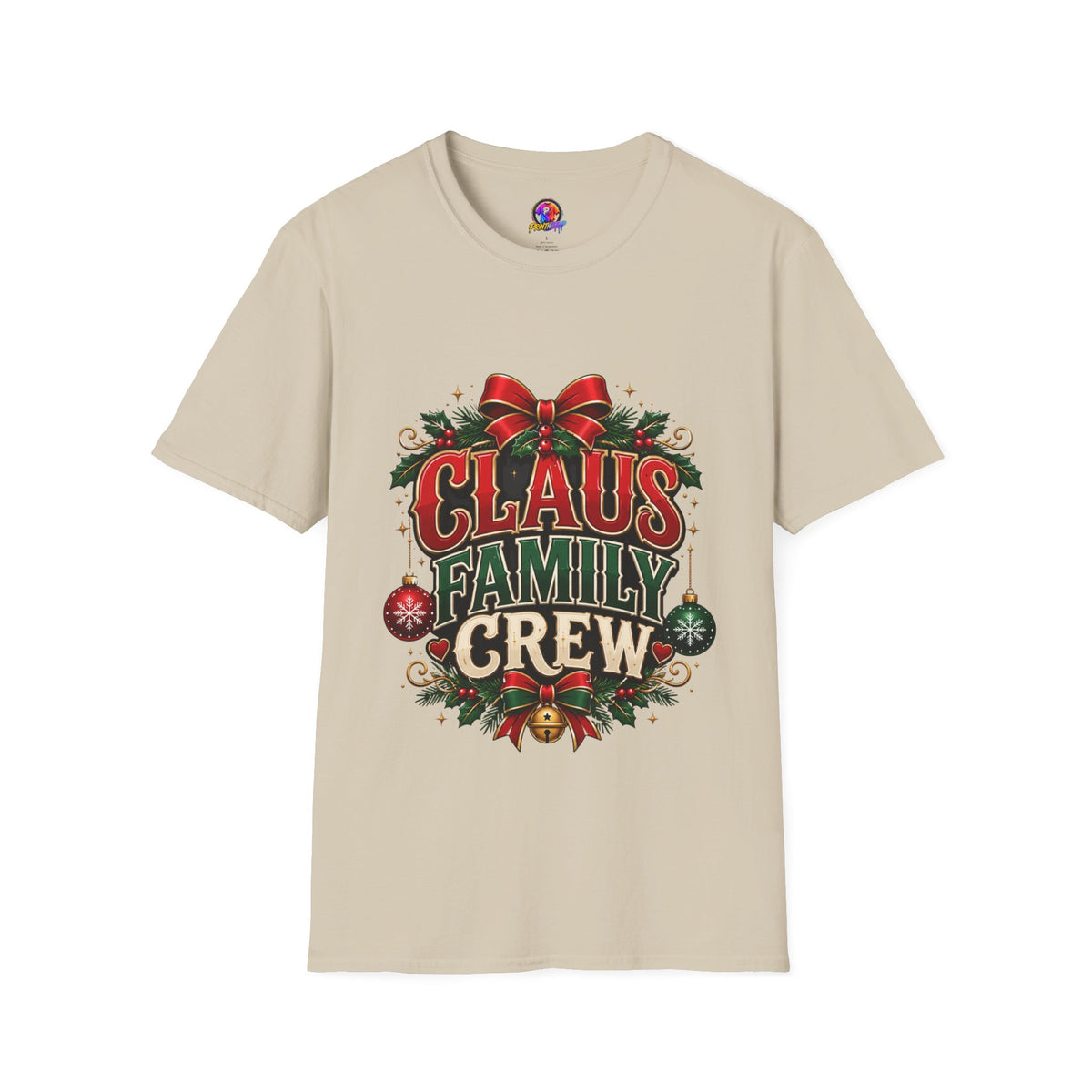 Claus Family Crew T-Shirt — Festive Christmas Holiday Tee