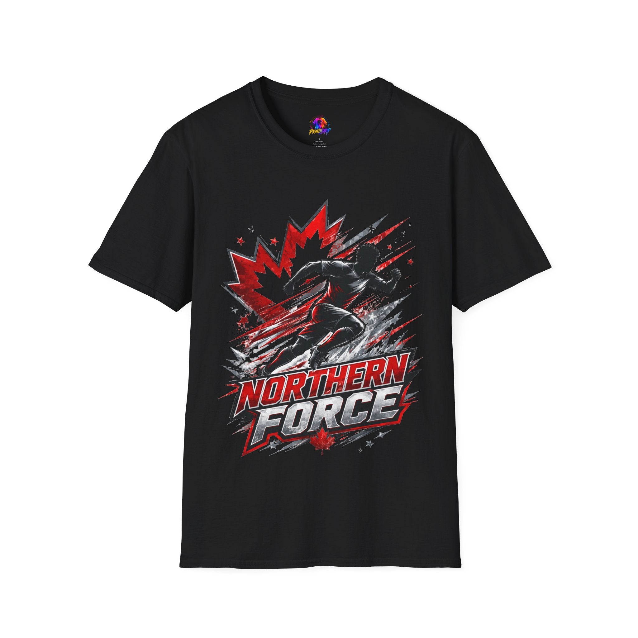 Canada Northern Force Running T‑Shirt — Canada Maple Runner Athletic Tee