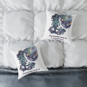 Pisces Zodiac Currently Lost In A Daydream Square Poly Canvas Pillow