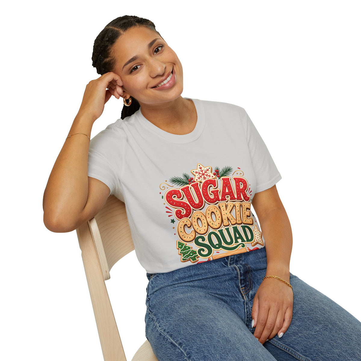 Sugar Cookie Squad T-Shirt — Festive Holiday Baking Graphic Tee