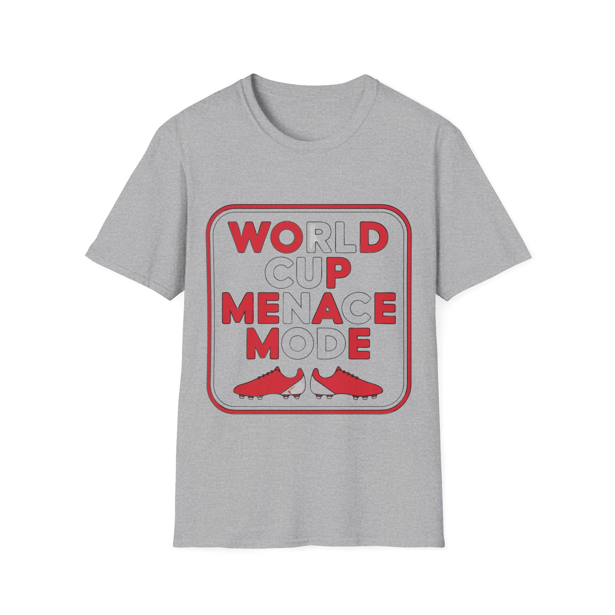 T-Shirt — "World Cup Menace" Retro Soccer Graphic Tee - Trending Now - August 2026