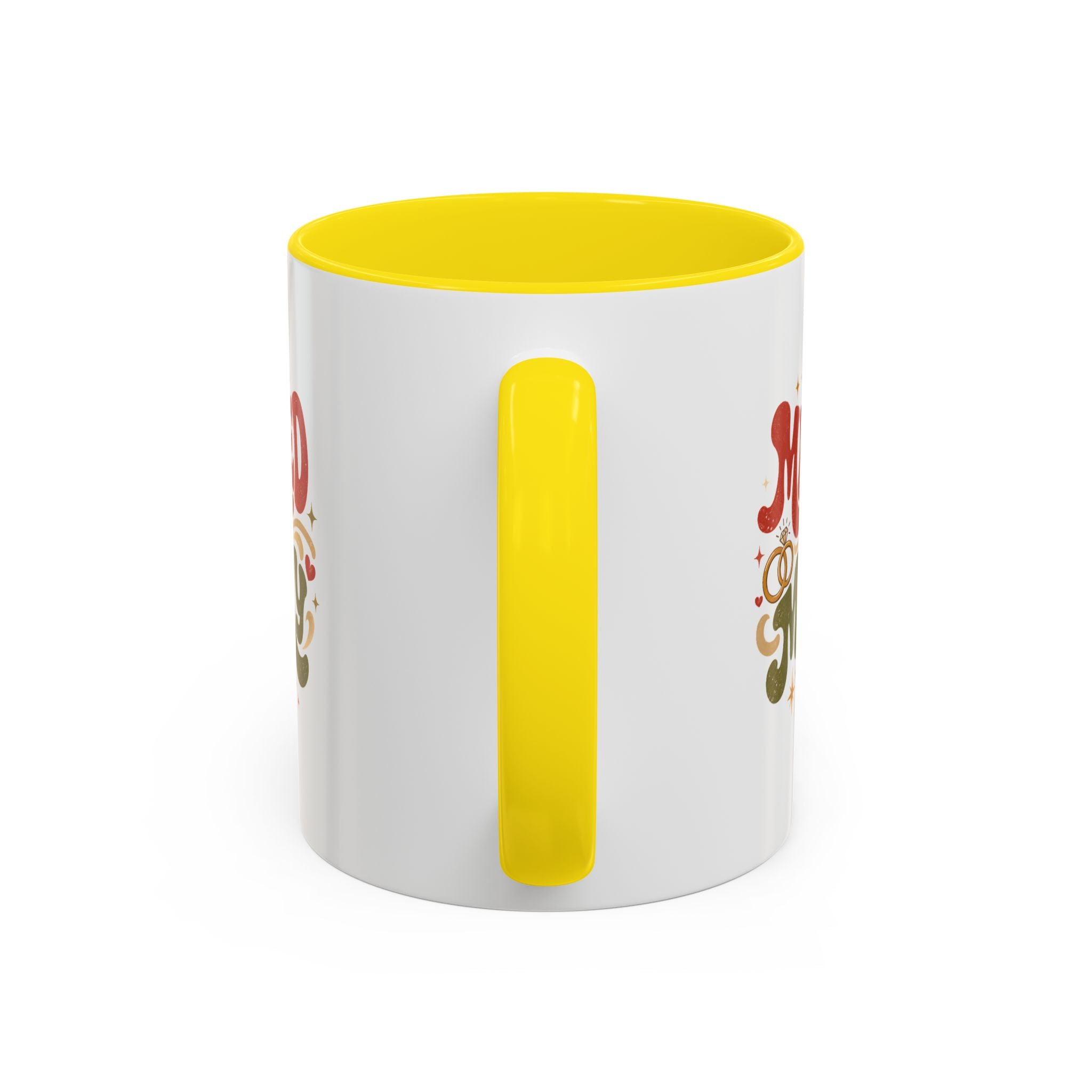 Christmas Married and Merry Christmas Coffee Mug — Holiday Accent Mug