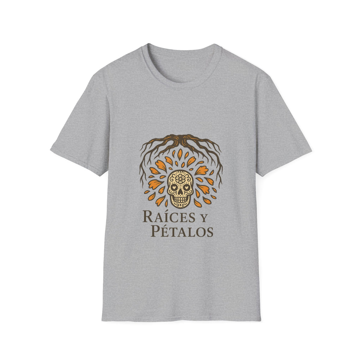Raíces y Pétalos T-Shirt — Botanical Logo Tee - Trending Now - October 2026