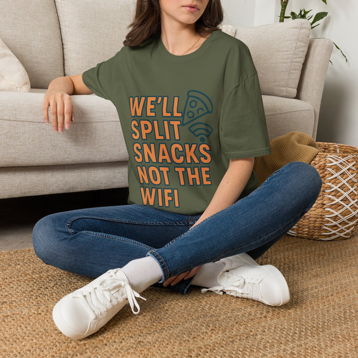 We'll Split Snacks Not The WiFi T-Shirt - Trending Now - August 2026